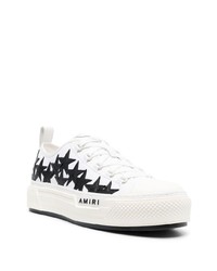 Baskets basses en cuir blanches Amiri