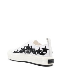 Baskets basses en cuir blanches Amiri