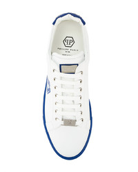 Baskets basses en cuir blanches Philipp Plein