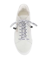 Baskets basses en cuir blanches Philipp Plein