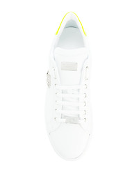 Baskets basses en cuir blanches Philipp Plein