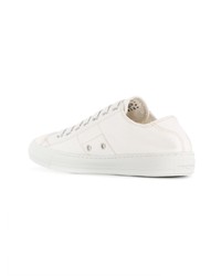 Baskets basses en cuir blanches Maison Margiela