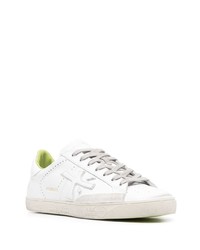 Baskets basses en cuir blanches Premiata