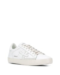 Baskets basses en cuir blanches Premiata