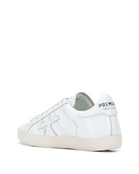 Baskets basses en cuir blanches Premiata