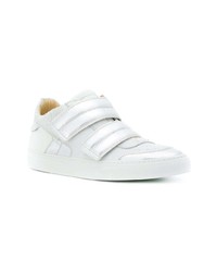 Baskets basses en cuir blanches MM6 MAISON MARGIELA