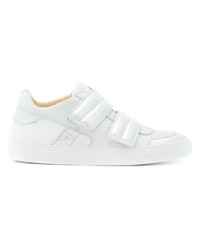 Baskets basses en cuir blanches MM6 MAISON MARGIELA