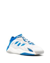 Baskets basses en cuir blanches adidas