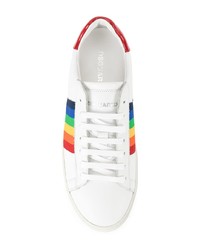 Baskets basses en cuir blanches Dsquared2