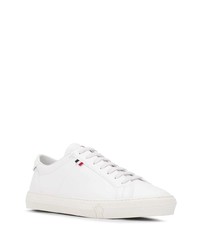 Baskets basses en cuir blanches Moncler