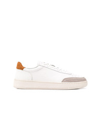 Baskets basses en cuir blanches Sun 68