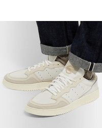 Baskets basses en cuir blanches adidas Originals
