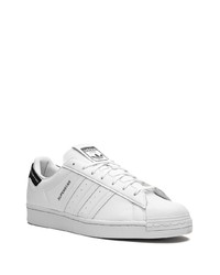 Baskets basses en cuir blanches adidas