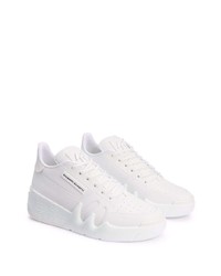 Baskets basses en cuir blanches Giuseppe Zanotti