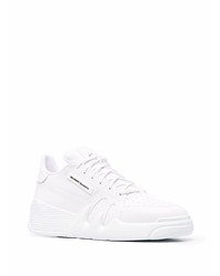 Baskets basses en cuir blanches Giuseppe Zanotti