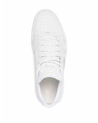 Baskets basses en cuir blanches Giuseppe Zanotti