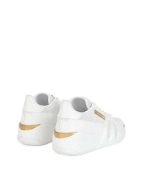 Baskets basses en cuir blanches Giuseppe Zanotti