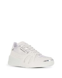 Baskets basses en cuir blanches Giuseppe Zanotti