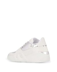 Baskets basses en cuir blanches Giuseppe Zanotti