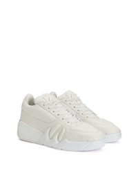 Baskets basses en cuir blanches Giuseppe Zanotti