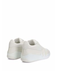 Baskets basses en cuir blanches Giuseppe Zanotti