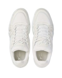 Baskets basses en cuir blanches Giuseppe Zanotti