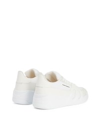 Baskets basses en cuir blanches Giuseppe Zanotti