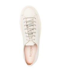 Baskets basses en cuir blanches Buttero