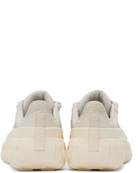 Baskets basses en cuir blanches Y-3