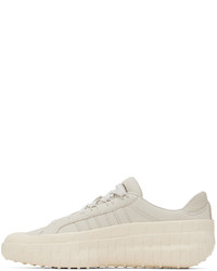 Baskets basses en cuir blanches Y-3