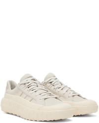 Baskets basses en cuir blanches Y-3