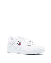 Baskets basses en cuir blanches Tommy Jeans