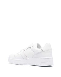 Baskets basses en cuir blanches Tommy Jeans