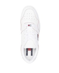 Baskets basses en cuir blanches Tommy Jeans