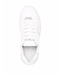 Baskets basses en cuir blanches Philippe Model Paris