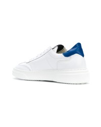 Baskets basses en cuir blanches Philippe Model