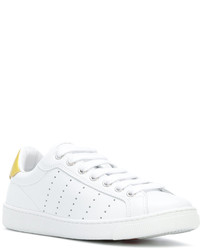 Baskets basses en cuir blanches Dsquared2