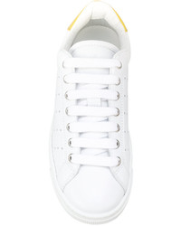 Baskets basses en cuir blanches Dsquared2