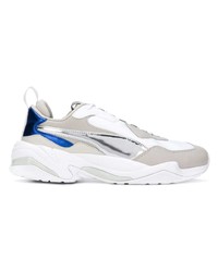 Baskets basses en cuir blanches Puma