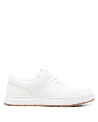 Baskets basses en cuir blanches Timberland