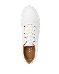 Baskets basses en cuir blanches Harrys Of London