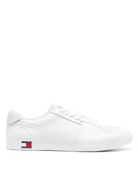 Baskets basses en cuir blanches Tommy Jeans