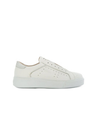 Baskets basses en cuir blanches Tosca Blu