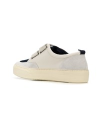 Baskets basses en cuir blanches Sunnei