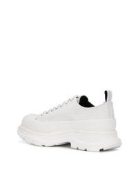 Baskets basses en cuir blanches Alexander McQueen