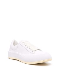 Baskets basses en cuir blanches Alexander McQueen