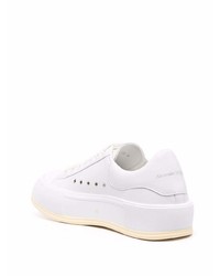 Baskets basses en cuir blanches Alexander McQueen