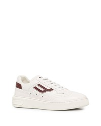 Baskets basses en cuir blanches Bally