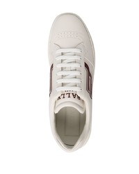 Baskets basses en cuir blanches Bally