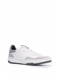 Baskets basses en cuir blanches Dunhill